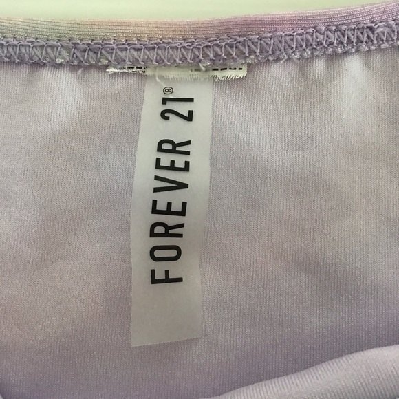 Forever 21 Ombre Pink, Lavender and White Bikini Size S - Picture 3 of 3